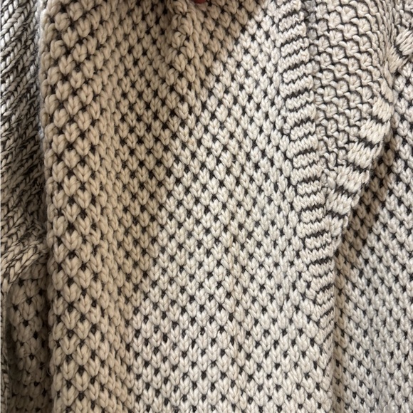 Roaman’s 1X 22/24 Plus Size Open Knit Cardigan Sweater Gray NWOT - Picture 5 of 8